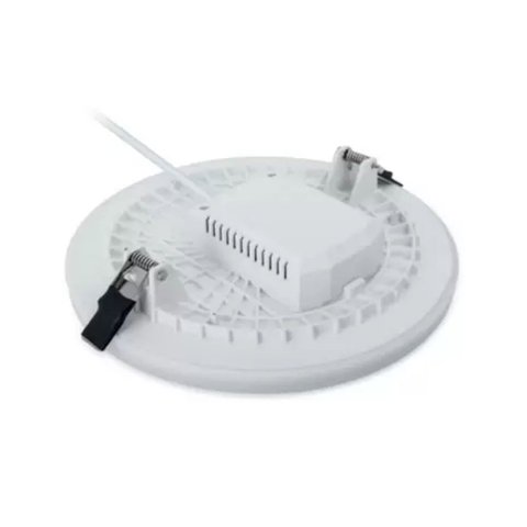 Luminária Plafon Led 18w Borda Infinita Redonda Luz Amarela Bivolt | Gaya