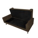 Ver imagem 4 de Recamier Baú Félix Solteiro 140 Cm Corano - Adj Decor - Marrom