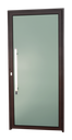 Ver imagem 1 de Porta Alumínio Murano c/Puxador e.Marrom Corten 100 Brimak