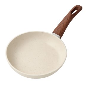 Frigideira Cerâmica Antiaderente 24cm Bege Compatível com Fogão Indução