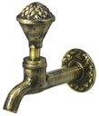Ver imagem 1 de Torneira Banheiro Lavatório Ouro Velho Retro Vintage Parede