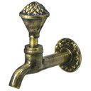 Ver imagem 1 de Torneira Banheiro Lavatório Ouro Velho Retro Vintage Parede