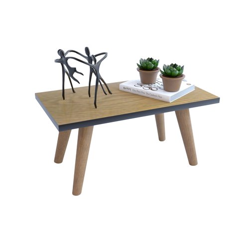 Mesinha de Centro Retangular para Sala Sofa Madeirado