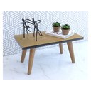 Ver imagem 2 de Mesinha de Centro Retangular para Sala Sofa Madeirado