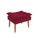 Ver mais imagens de Kit 02 Poltronas + Namoradeira + Puff Opala Balaqui Decor Marsala