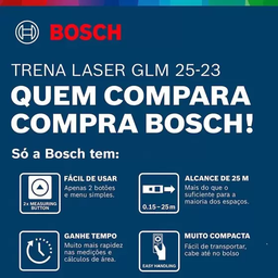 Trena a Laser Bosch Glm 25-23 25mts 0601072w00000 - 5