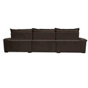 Ver imagem 6 de Sofá Retrátil e Reclinável 3,85m Cama inBox Big Fresh com SoftGel D40 Velupluma Café