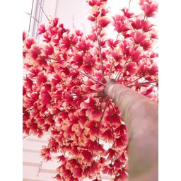 Planta Artificial Árvore LÍRIO ROSA VINTAGE com 1,30 metros de altura - 2