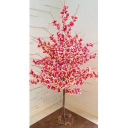 Planta Artificial Árvore LÍRIO ROSA VINTAGE com 1,30 metros de altura - 4