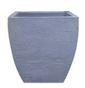 Ver imagem 3 de Kit 2 Vaso Planta 30x30 Moderno Trapézio Polietileno BGPLASTICOS VINHO BORDO 021