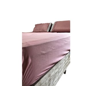 JOGO DE CAMA PEROLA QUEEN 3 PÇS - COR ROSÊ