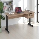 Ver imagem 1 de Mesa Escrivaninha Home Office Ecos 2 Gavetas - 100 Cm - Montana