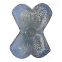 Ver imagem 4 de Vaso Decorativo em Murano na Cor Azul Bebê - 12x20x12cm