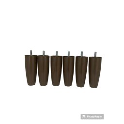 Kit Pes Cama Box 12 Pes Marrom com 12 Cm de Altura - 2