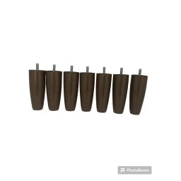 Kit Pes Cama Box 12 Pes Marrom com 12 Cm de Altura - 4