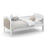 Cama Babá Provence com Capitonê e Auxiliar Branco Soft - Matic Móveis - 3