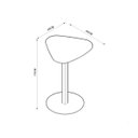 Ver imagem 6 de Mesa para Sala Mezanino Paris Apoio Lateral Off White