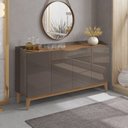 Ver imagem 1 de Buffet 160cm 4 Portas 1 Gaveta Ravena Versátile Casa D