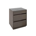 Ver imagem 6 de Mesa de Cabeceira 3 Gavetas com Organizador Tampo Vidro Belize