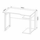 Ver imagem 5 de Mesa para Computador Gamer 1,05m Espaço para Gabinete Me4161 Tecno Mobili - Preto