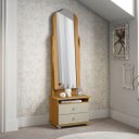 Ver imagem 1 de Toucador com 2 Gavetas Espelho Delta Cinamomo Off White