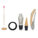 Ver imagem 3 de Kit para Vinhos em Inox e Estilo Madeira com Estojo Wolff