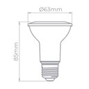 Ver imagem 3 de Lâmpada Led Par20 Eco 4,5w 3000k 430lm Ip20 25º-stella
