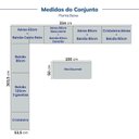 Ver imagem 5 de Cozinha Modulada 12 Peças sem Tampo com Cristaleira e Ilha Marselha CabeCasa MadeiraOriginals