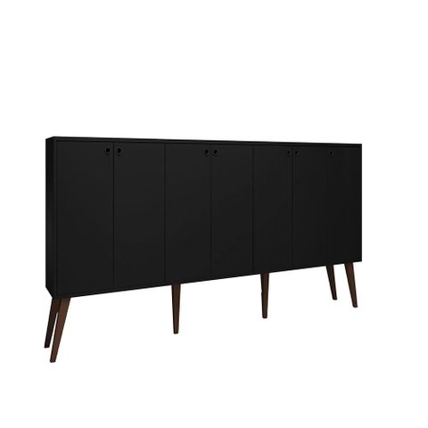 Aparador Buffet Retro para Sala de Estar 7 Portas Nicarágua Casa Mobília Movelaria