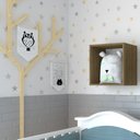 Ver imagem 1 de Nicho para Quarto Infantil Kitcubos Bege/Carvalho Mel