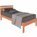 Ver mais imagens de Cama de Solteiro com Cabeceira Rafaela Amendôa/Branco