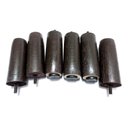 Ver imagem 4 de 12 Pés Madeira Marrom C/ Bucha Tdc Cama Box Baú Casal 12cm