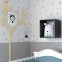 Ver imagem 1 de Nicho para Quarto Infantil Kitcubos Preto