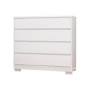 Ver imagem 1 de Cômoda Miray 4 Gavetas - Branco