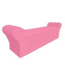 Ver imagem 2 de Recamier Baú Calçadeira Chaise Quarto King 195cm Madrid:suede Rosa