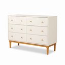 Ver imagem 2 de Cômoda Industrial Estella 6 Gavetas p/ Quarto Casal Design Moderno - Offwhite
