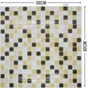 Ver imagem 6 de Pastilha de Vidro para Cozinha Cristal Mini Marrom 30cmx30cm