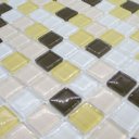 Ver imagem 2 de Pastilha de Vidro para Cozinha Cristal Mini Marrom 30cmx30cm