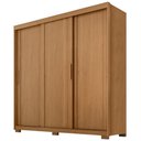 Ver imagem 1 de Guarda Roupa Casal 3 Portas de Correr 4 Gavetas Confo 190 cm Cinamomo Zanz