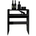 Ver imagem 1 de Mesa Manicure Branca c/ Prateleira Base p/ Esmaltes ClickForte Preto