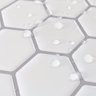 Placa 3d Pastilha Resinada Hexagonal Cozinha Banheiro 25x25 - 4