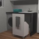 Ver imagem 5 de Gabinete Tanque em Mdf para Sua Aréa de Serviço Multiuso Embutir Nicho Puxador Alça