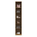 Ver imagem 3 de Guarda Roupa Modular 1 Porta com Prateleiras/cabideiros 45 Cm Altezza Trend Belmax:freijó