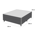 Ver imagem 5 de Cama Box Queen Ortobom ISO D45 Ortobom Marrom/Branco