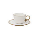 Ver imagem 4 de Conjunto 6 Xícaras Chá Porcelana Egg Branco 200ml- Wolff