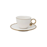 Conjunto 6 Xícaras Chá Porcelana Egg Branco 200ml- Wolff - 4