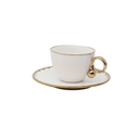 Ver imagem 2 de Conjunto 6 Xícaras Chá Porcelana Egg Branco 200ml- Wolff