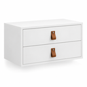 Ver imagem 6 de Mesa Criado Unic 60cm Suspenso/Flutuante para Parede Quarto:Branco