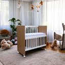 Ver imagem 6 de Mini Berço Moisés Alegria Branco Amadeirado com Colchão – Veronez