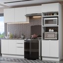 Ver imagem 1 de Armário de Cozinha Completa 270cm Branco Stella Madesa 05
